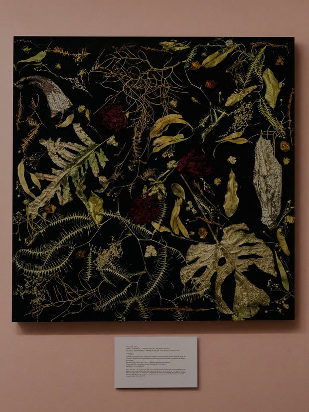 OBRA MURAL — PEONIAS DEL REINO NEGRO / MURAL ARTWORK — PEONIES OF THE BLACK KINGDOM